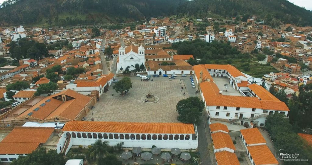 Recoleta Monastery and viewpoint in Sucre Bolivia