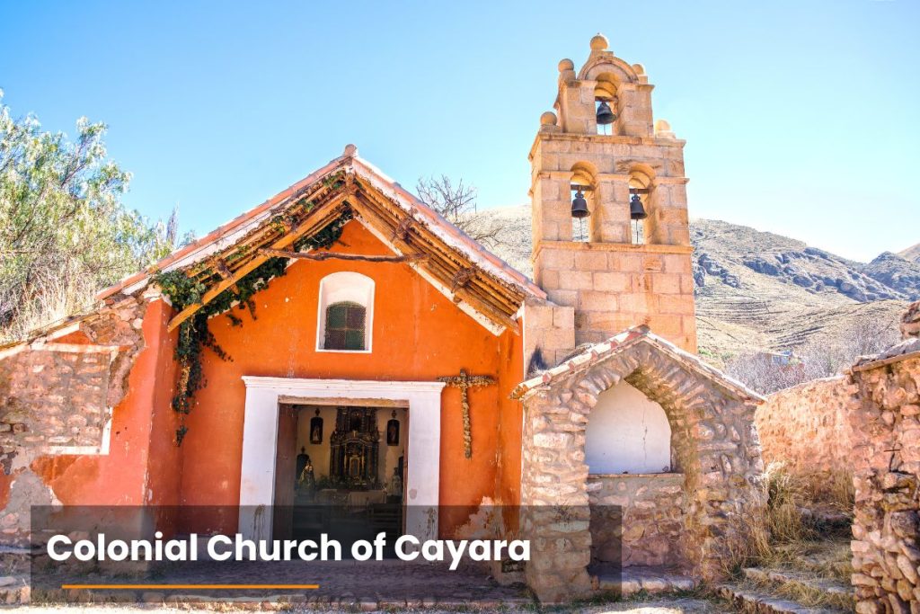 Colonial church in the countryside of Potosí, Bolivia