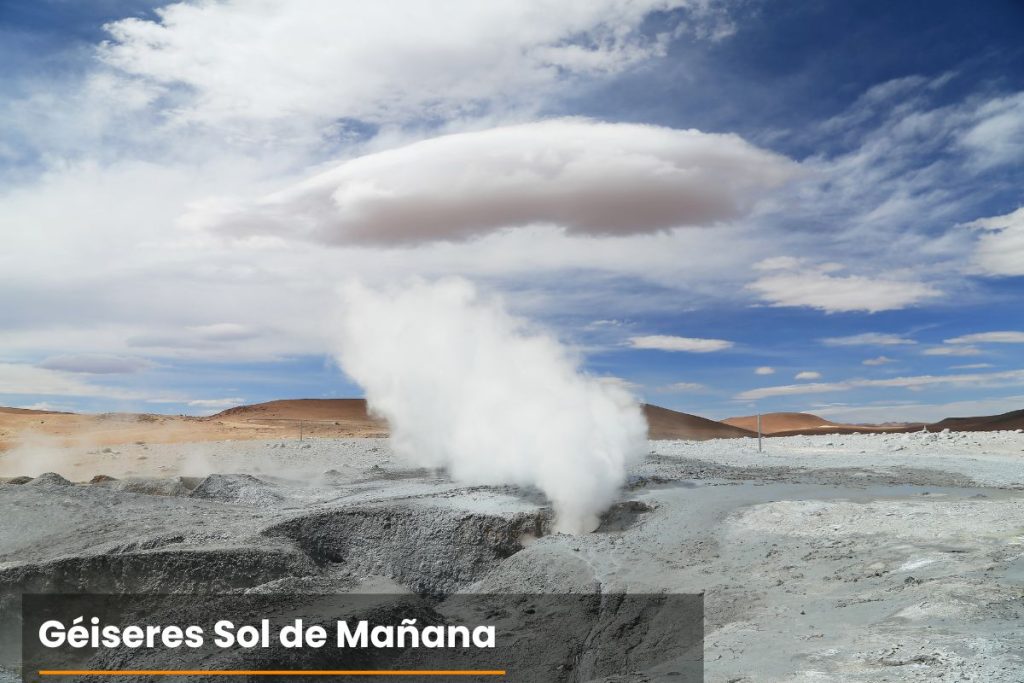 Sol de Mañana Geysers in the Eduardo Avaroa Reserve near Uyuni, Bolivia