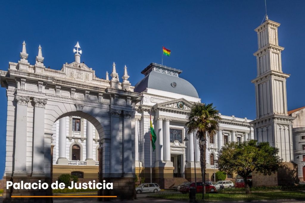 Palacio de Justicia de Sucre, capital constitucional de Bolivia