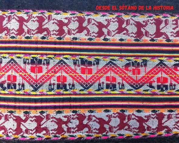 Traditional textile from Tarabuco, Bolivia