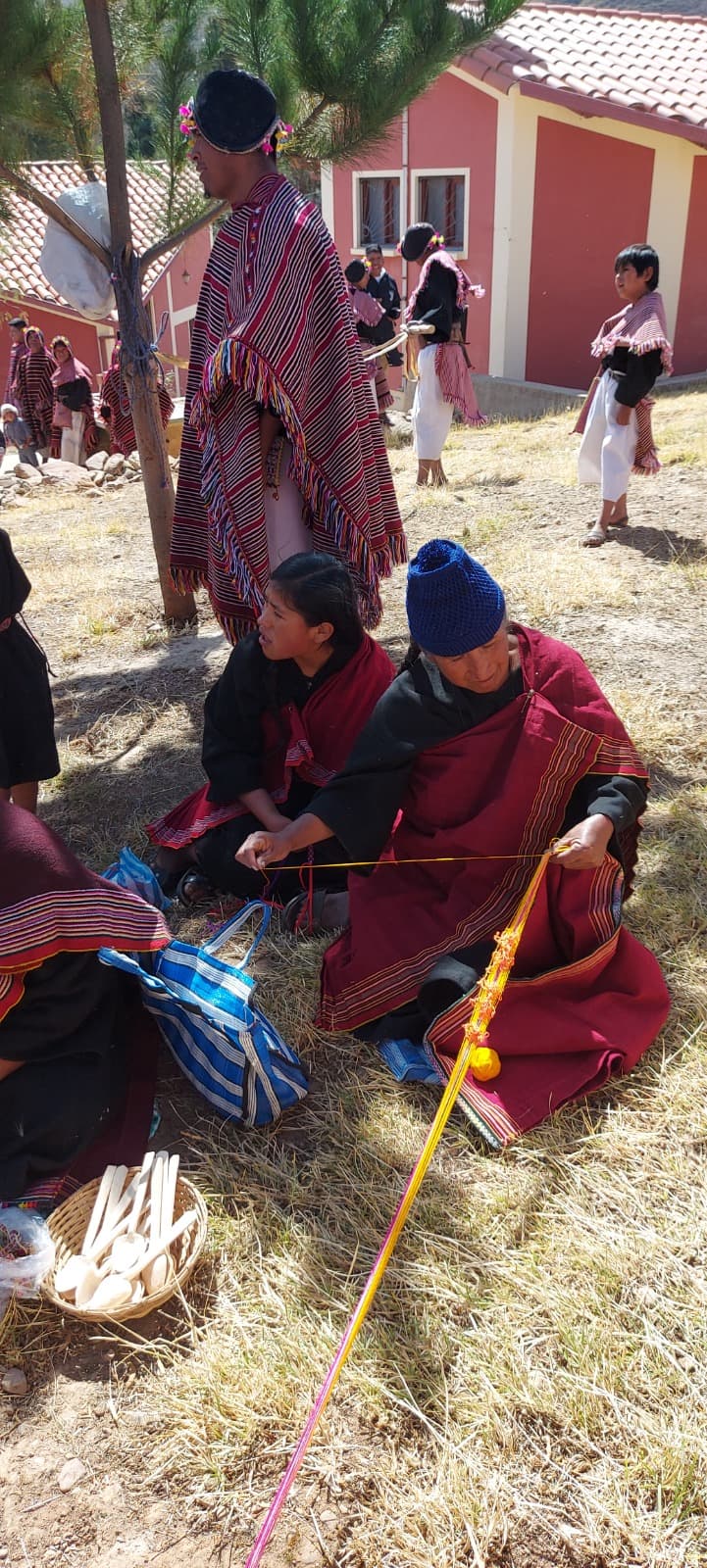 Traditional textile weaving in the Puka Puka community of Chuquisaca, Bolivia
